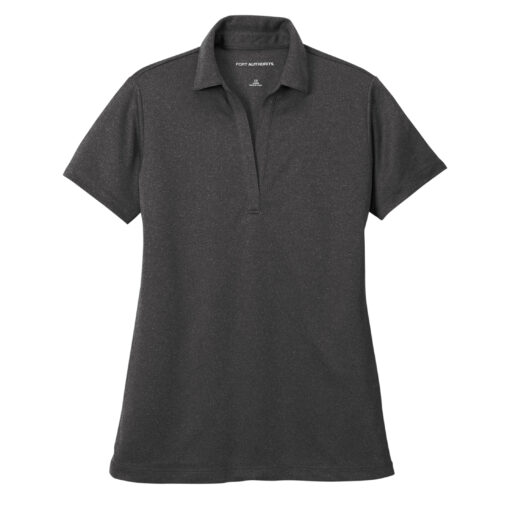 Ladies Heathered Silk Touch Performance Polo - Image 2