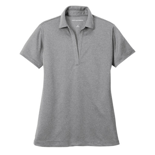 Ladies Heathered Silk Touch Performance Polo