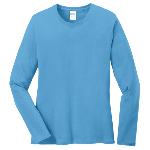 Ladies Long Sleeve Core Cotton Tee - Image 3