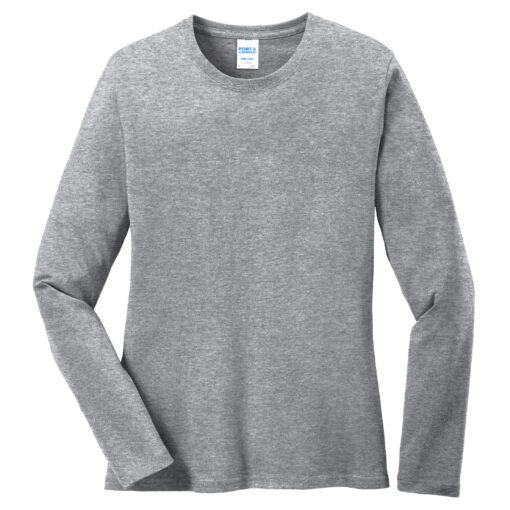Ladies Long Sleeve Core Cotton Tee