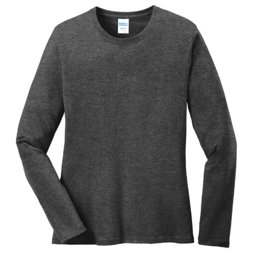 Ladies Long Sleeve Core Cotton Tee - Image 2
