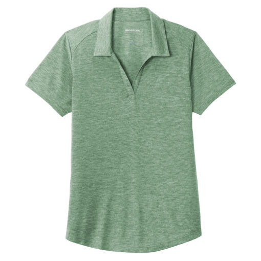 Ladies PosiCharge Tri-Blend Wicking Polo - Image 4