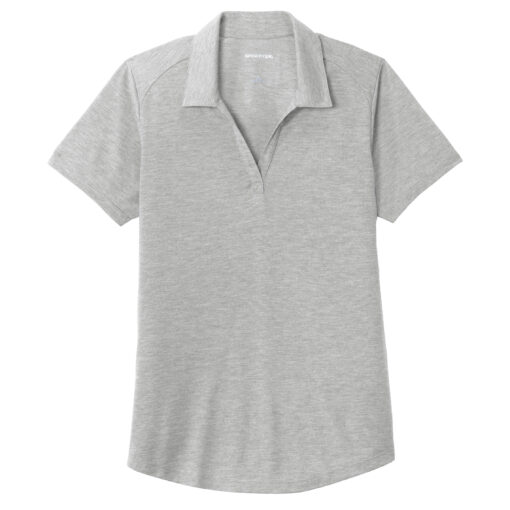 Ladies PosiCharge Tri-Blend Wicking Polo - Image 3