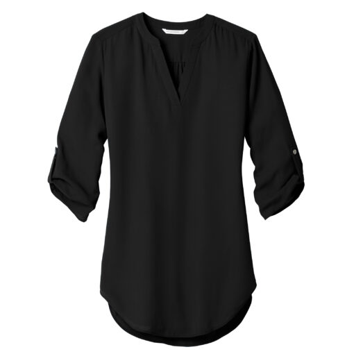Ladies 3/4-Sleeve Tunic Blouse - Image 5