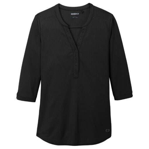 Ladies Jewel Henley - Image 4