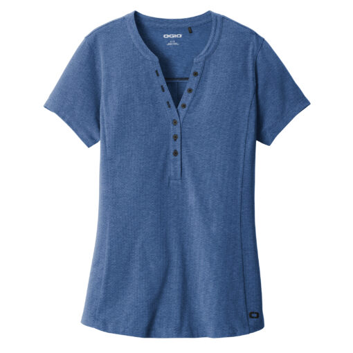 OGIO Ladies Tread Henley - Image 2