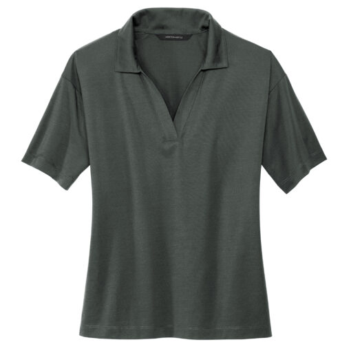 Women’s Stretch Jersey Polo - Image 3