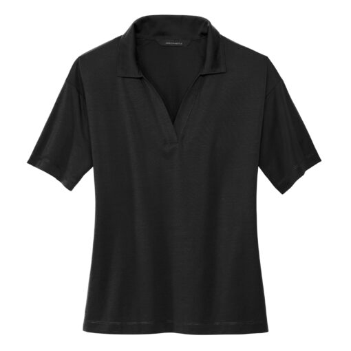 Women’s Stretch Jersey Polo - Image 2