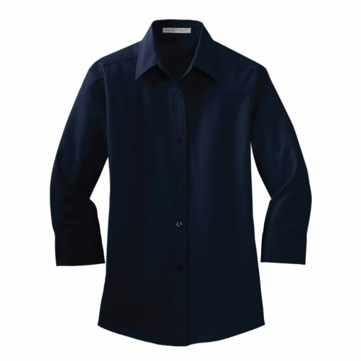 Ladies 3/4-Sleeve Easy Care Shirt - Image 3