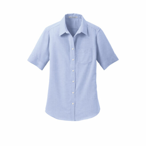 Ladies Short Sleeve SuperPro™ Oxford Shirt - Image 3
