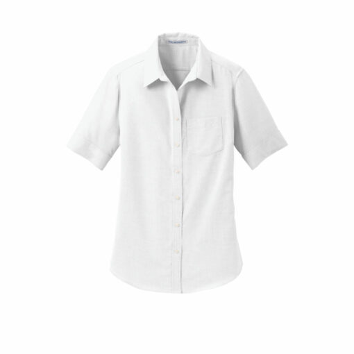 Ladies Short Sleeve SuperPro™ Oxford Shirt - Image 2