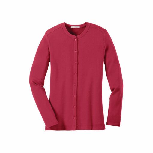 Ladies Concept Stretch Button-Front Cardigan - Image 4