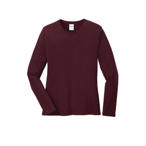Ladies Long Sleeve Core Cotton Tee - Image 12