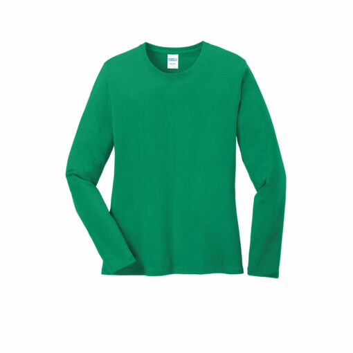 Ladies Long Sleeve Core Cotton Tee - Image 9