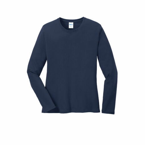 Ladies Long Sleeve Core Cotton Tee - Image 8