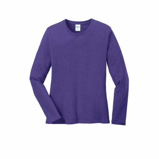 Ladies Long Sleeve Core Cotton Tee - Image 7