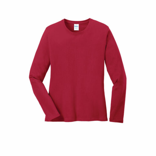 Ladies Long Sleeve Core Cotton Tee - Image 6