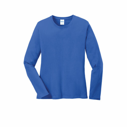 Ladies Long Sleeve Core Cotton Tee - Image 5