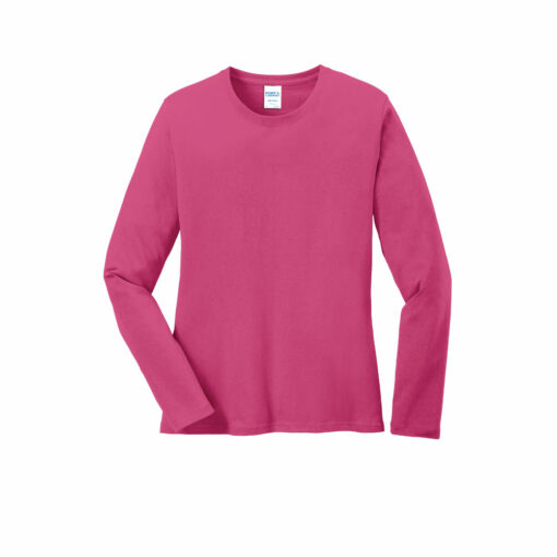 Ladies Long Sleeve Core Cotton Tee - Image 4