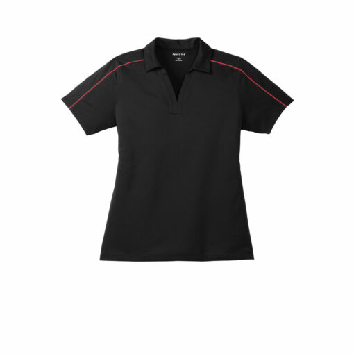 Ladies Micropique Sport-Wick Piped Polo - Image 5