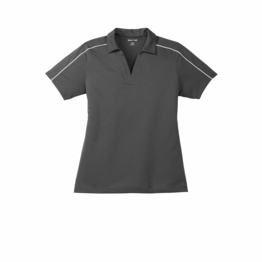 Ladies Micropique Sport-Wick Piped Polo - Image 3