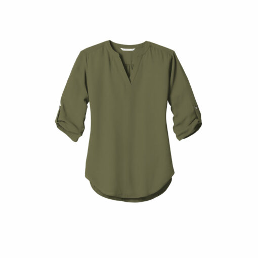 Ladies 3/4-Sleeve Tunic Blouse - Image 8
