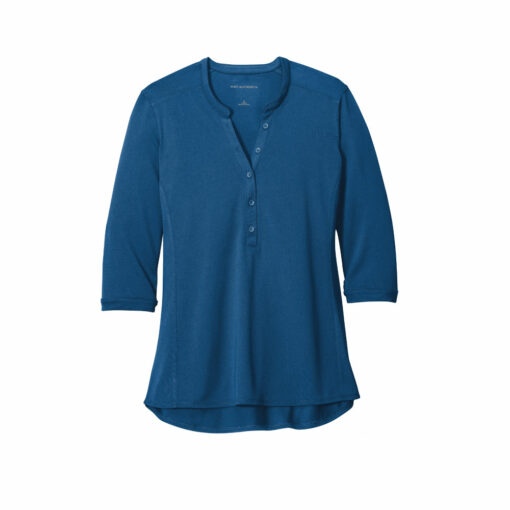 Ladies UV Choice Pique Henley - Image 4