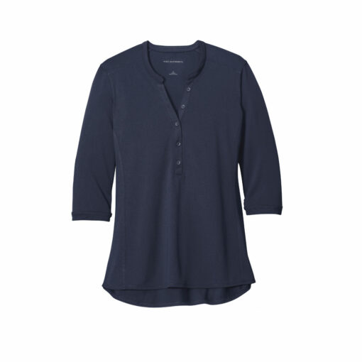 Ladies UV Choice Pique Henley - Image 3