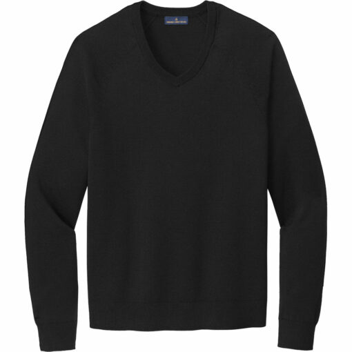 Brooks Brothers Cotton Stretch V-Neck Sweater - Image 2