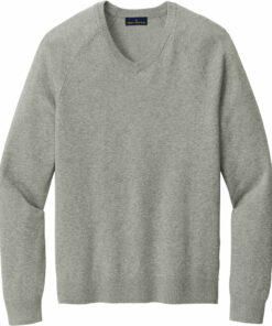 Brooks Brothers Cotton Stretch V-Neck Sweater