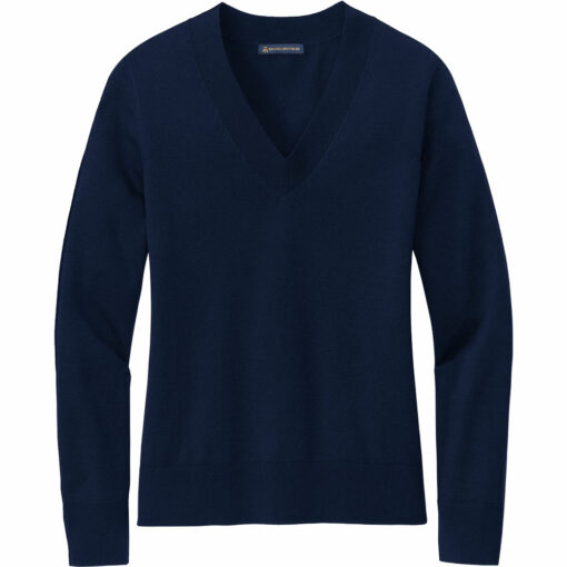 Brooks Brothers Women’s Cotton Stretch V-Neck Sweater