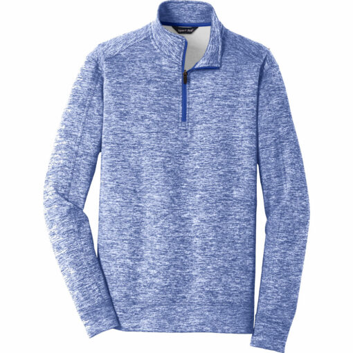Sport-Tek PosiCharge Electric Heather Fleece 1/4-Zip Pullover - Image 2