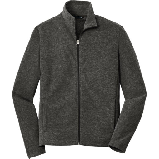 Heather Microfleece Full-Zip Jacket - Image 3