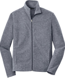 Heather Microfleece Full-Zip Jacket