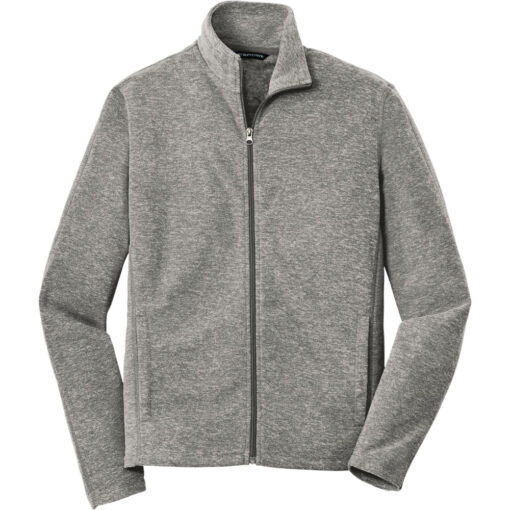 Heather Microfleece Full-Zip Jacket - Image 2
