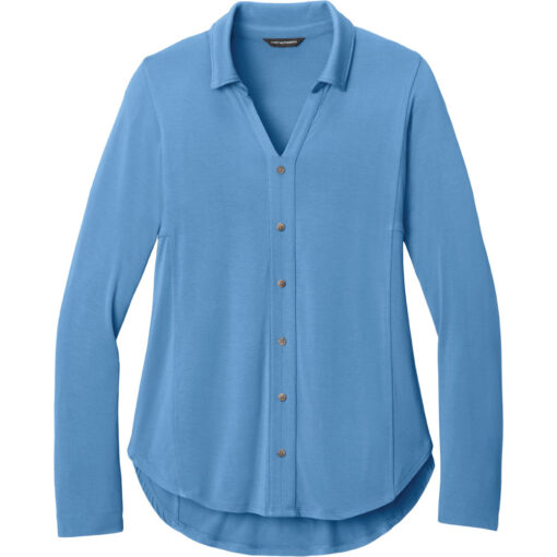 Ladies Luxe Knit Button Tunic - Image 2