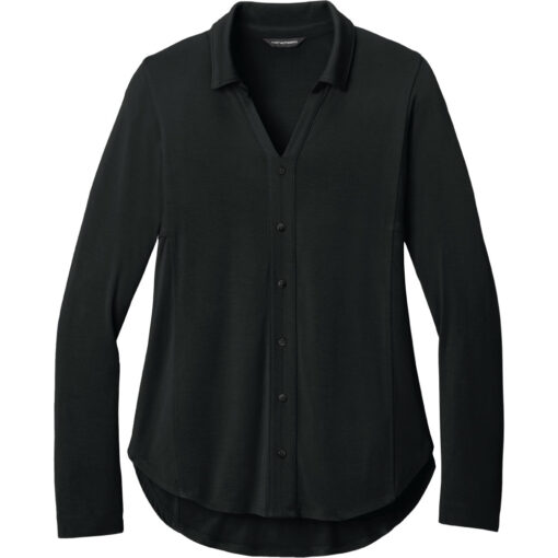 Ladies Luxe Knit Button Tunic - Image 4